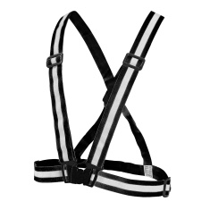 Reflexné traky elastické - čierne - reflexný pruh 13 cm - spĺňajú normu EN 13356